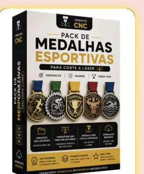 Pack de Medallas Deportivas para Corte Láser