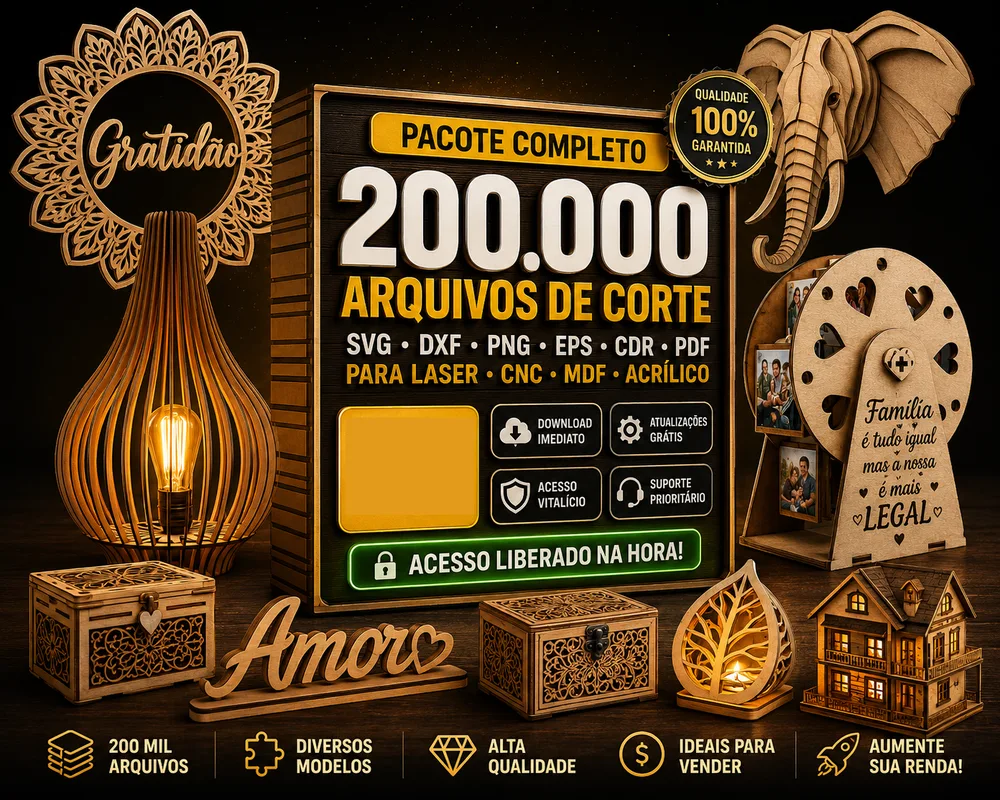 Pack Premium Completo - 200 mil archivos